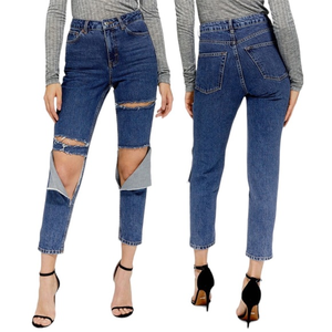 Topshop Slash High‎ Waisted Mom Jeans
